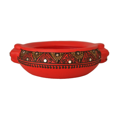 Handmade Decorative Uruli Red